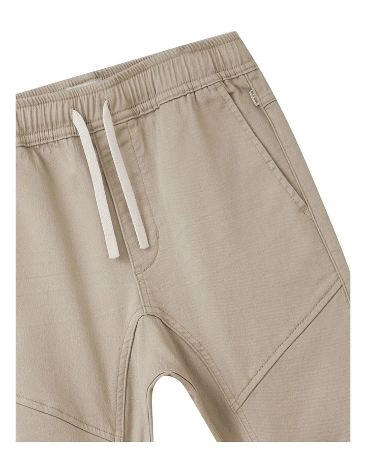 The New Arched Drifter Pant (3-7 Years) in OD Wheat image 2
