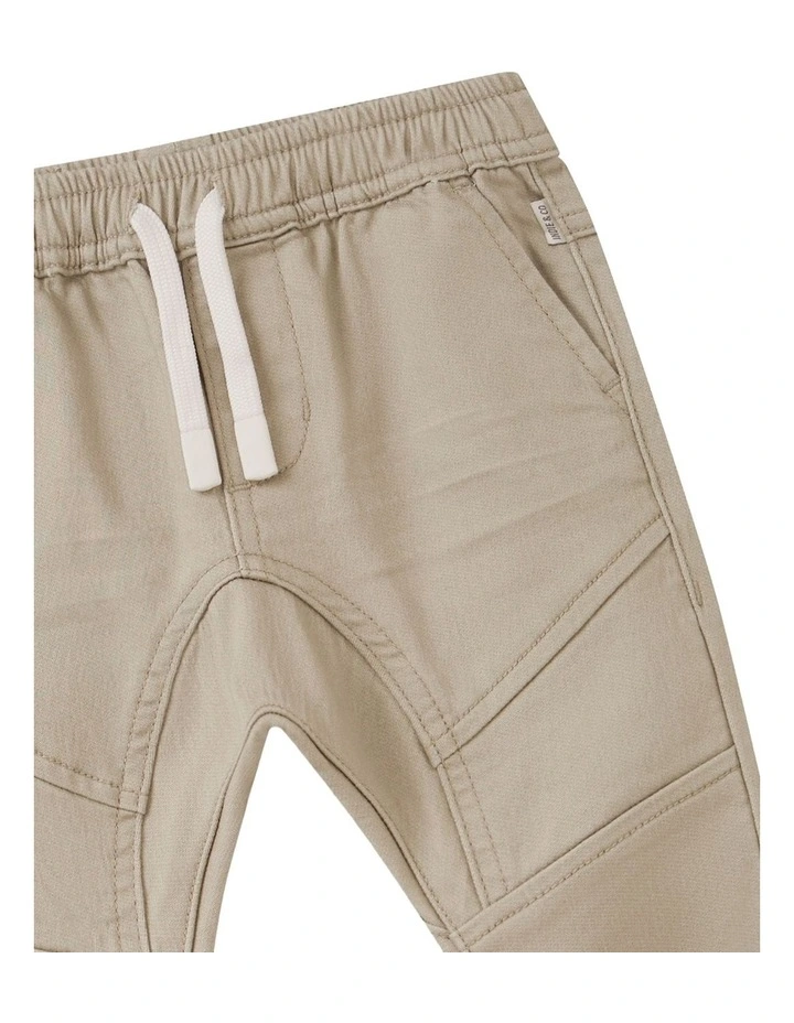 The New Arched Drifter Pant (000-2 Years) in OD Wheat image 2