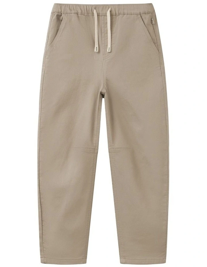 The Greenwood Drifter Pant (8-16 Years) in New Stone image 1