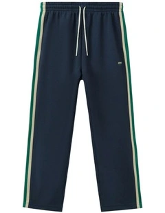 The Luxe Tech Trackpant (8-16 Years) in Navy Combo