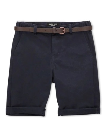 Cuba Chino Short (000-2 Years) in Navy