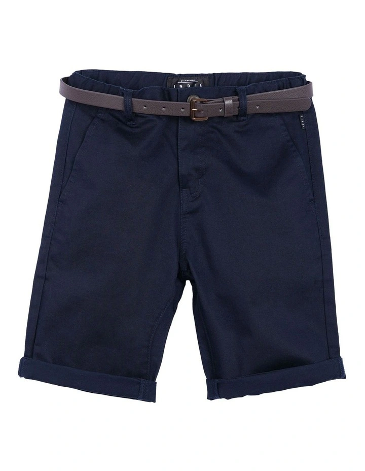 Cuba Chino Shorts (3-7 Years) in Deep Navy image 1