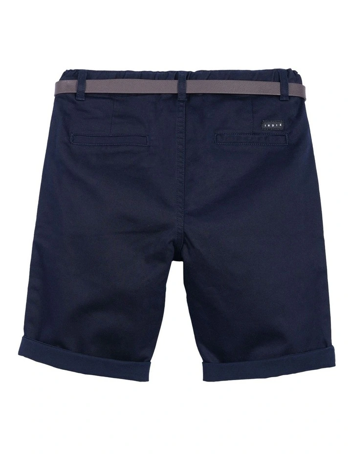 Cuba Chino Shorts (3-7 Years) in Deep Navy image 2