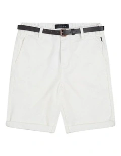 Cuba Chino Shorts (3-7 Years) in White