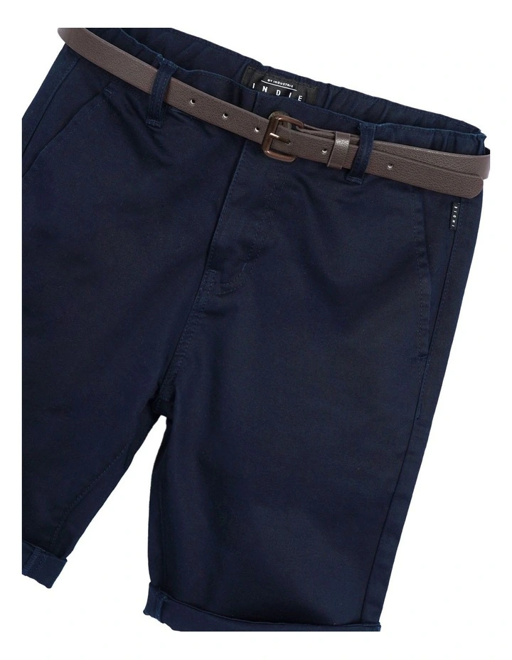 Cuba Chino Shorts (3-7 Years) in White image 2