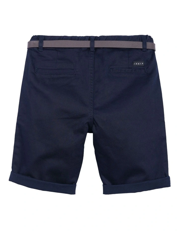 Cuba Chino Shorts (3-7 Years) in White image 3