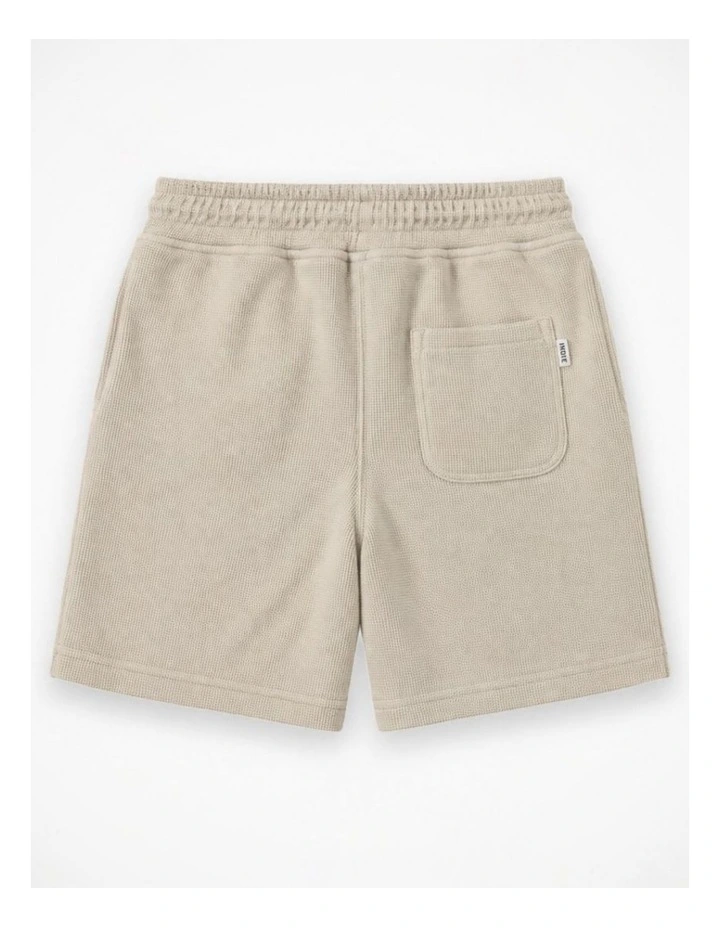 The Tech Flynn Waffle Short - Bone (3-7 yrs) image 3