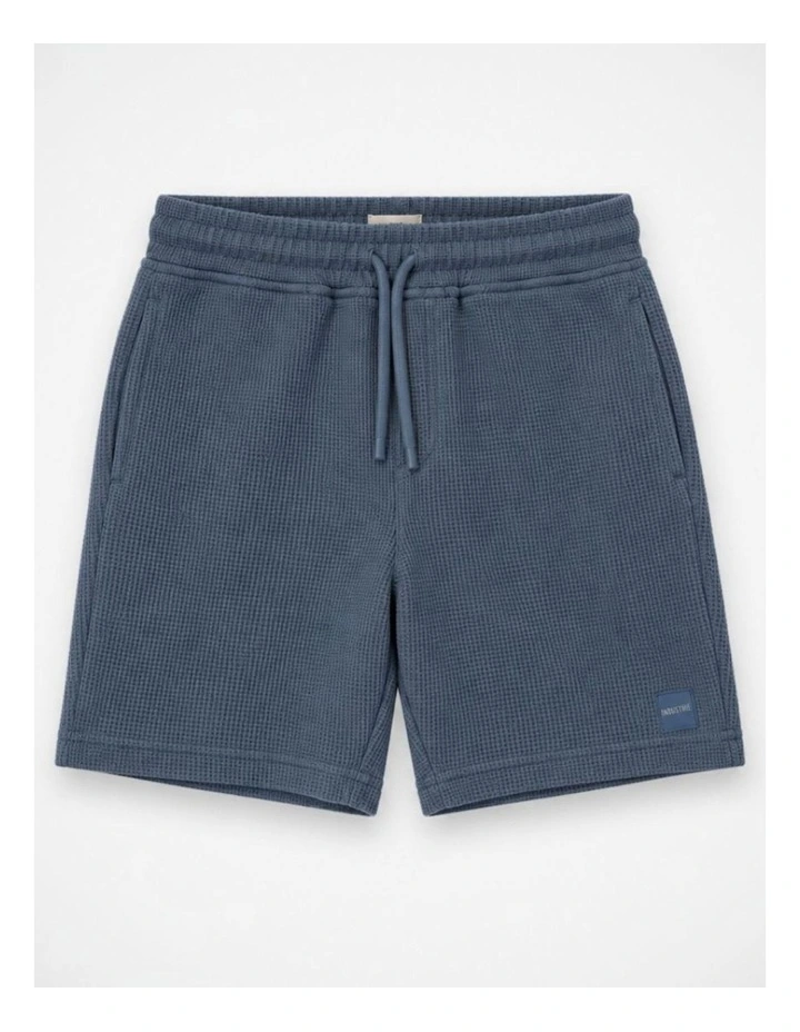 The Tech Flynn Waffle Short - Cornflower (3-7 yrs) image 1