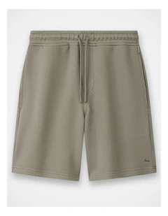 The Stansfeld Waffle Short - Gravel (3-7 yrs)