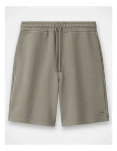 The Stansfeld Waffle Short - Gravel (8-16 yrs)