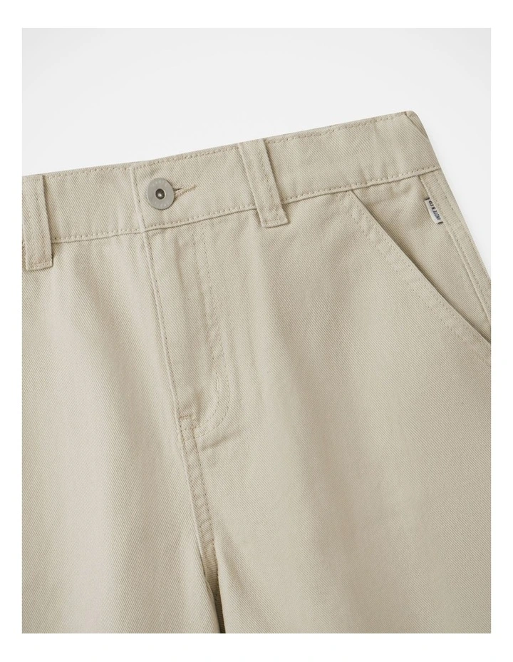 The Madden Carpenter Short in Stone (8-16 yrs) image 2