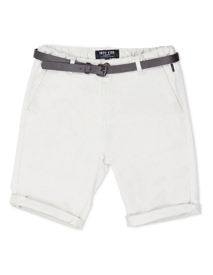 Cuba Chino Short (3-7 years) in Talc image 1
