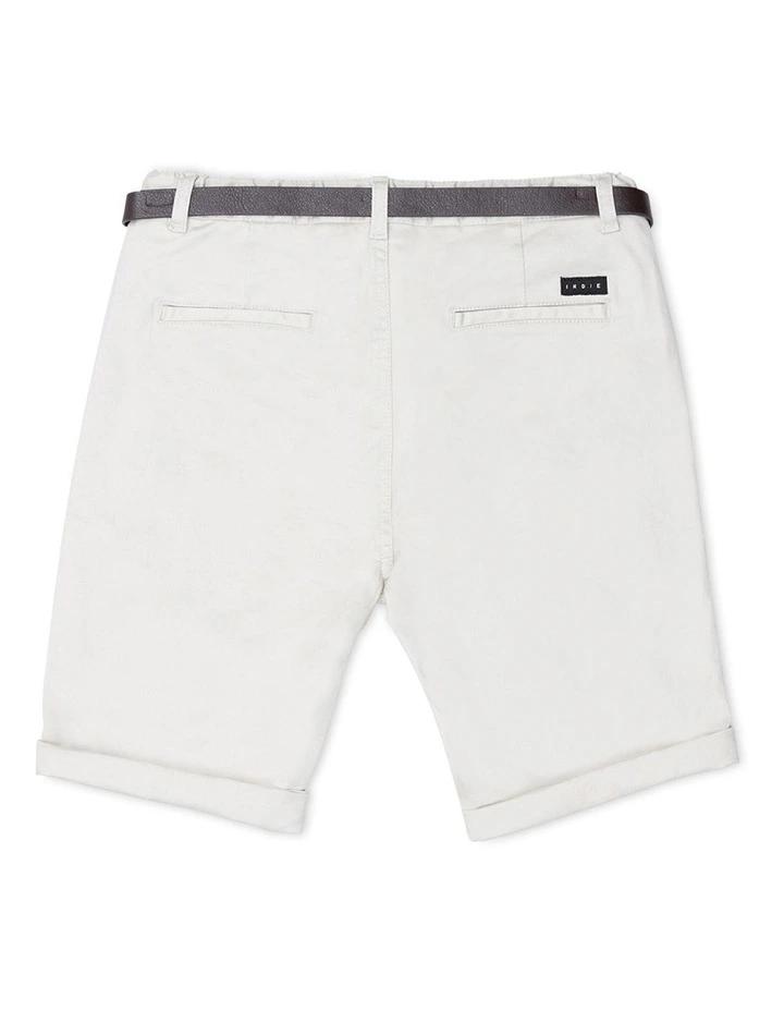 Cuba Chino Short (3-7 years) in Talc image 2