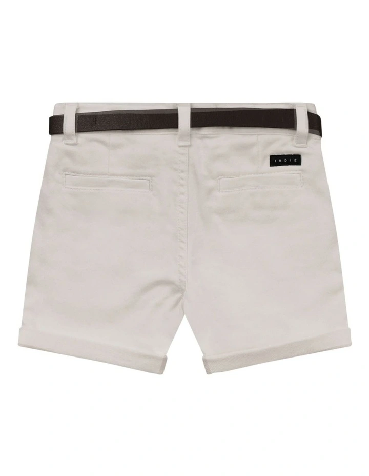 Cuba Chino Short (0-2 years) in Talc image 2