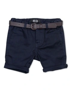 Cuba Chino Short (0-2 years) in Navy