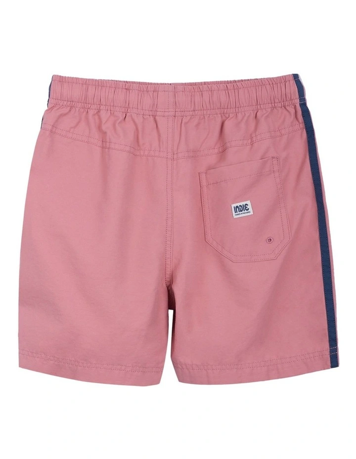 The All Day Stripe Swim Trunk (8-16 Years) in Strawberry image 3