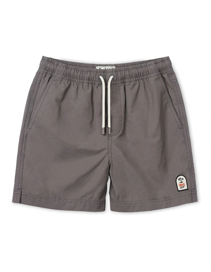 All Day Swim Trunk Shark (3-7 Years) in Grey image 1
