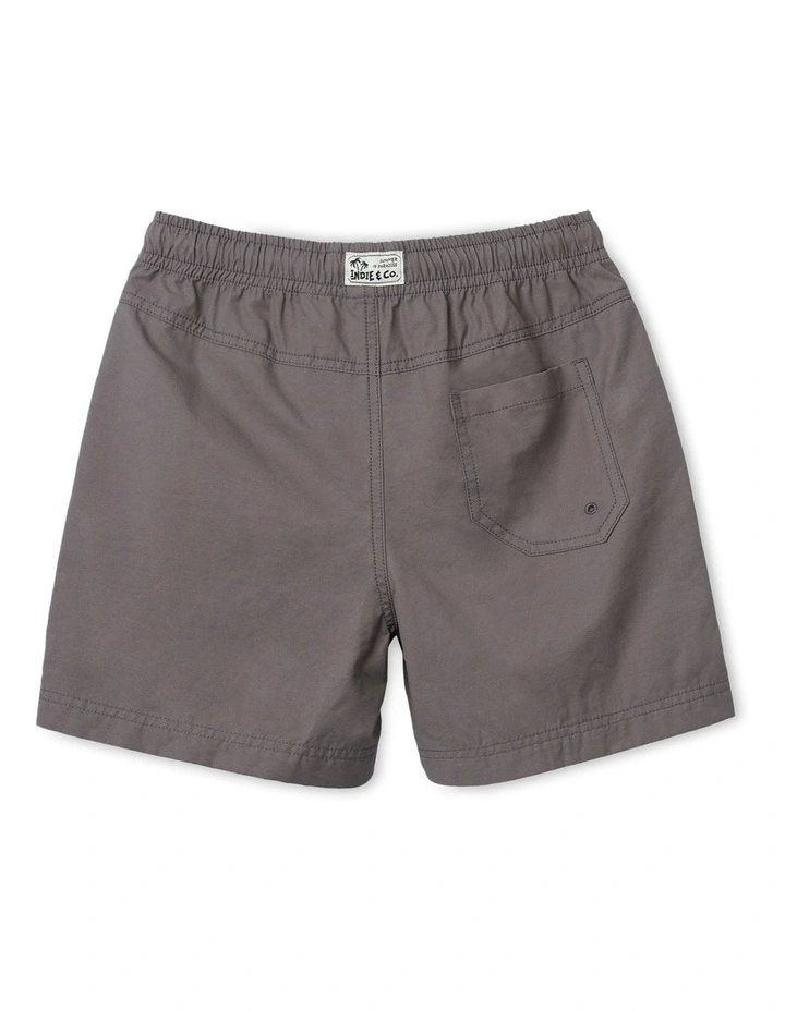 All Day Swim Trunk Shark (3-7 Years) in Grey image 3