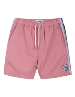 The All Day Swim Trunk (3-7 Years) in Strawberry
