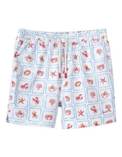 The Positano Swim Trunk (8-16 Years) in White
