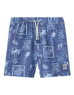 The Riviera Swim Trunk (8-16 Years) in Blue
