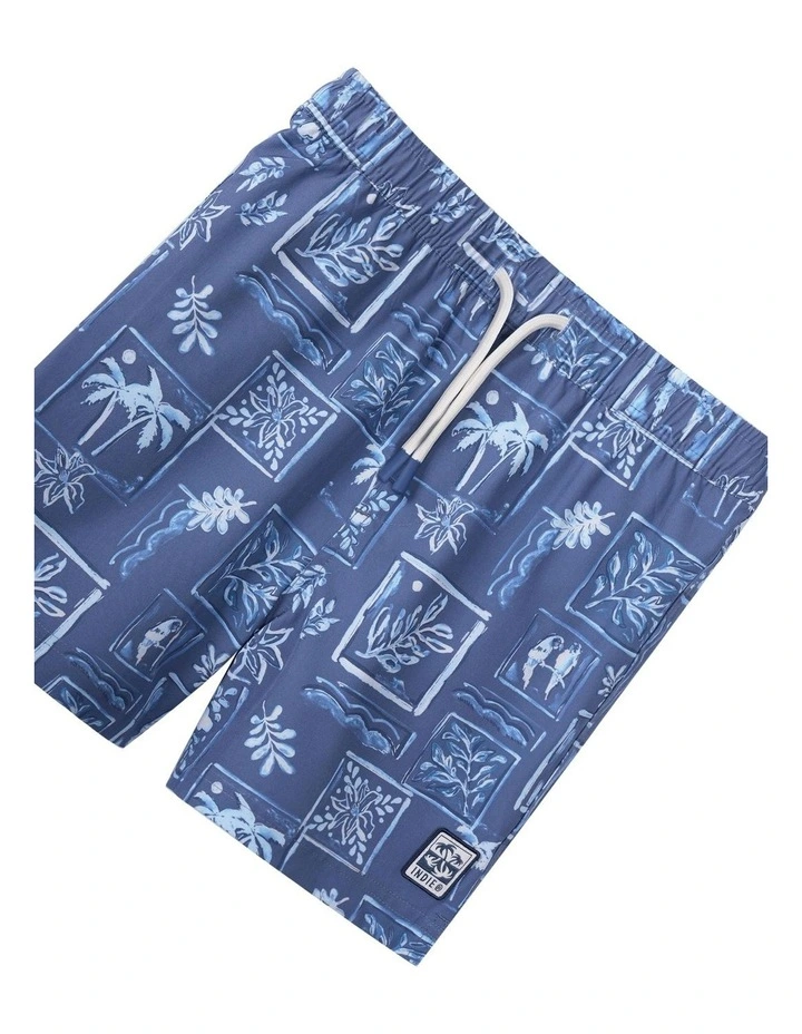 The Riviera Swim Trunk (8-16 Years) in Blue image 2