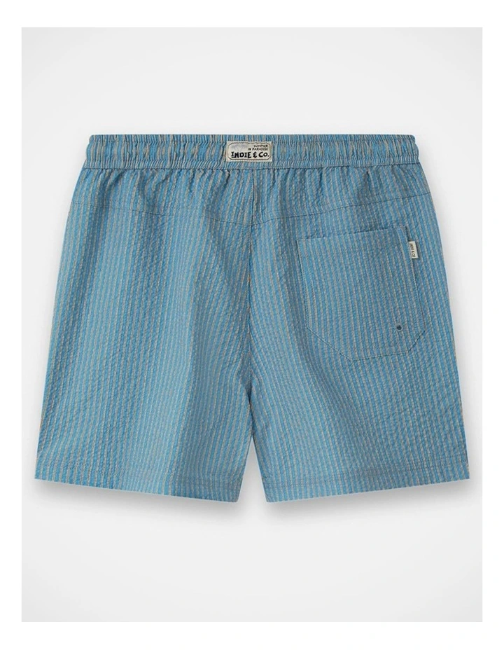 The Indie Pocono Swim Trunk - Mid Blue Combo (3-7 yrs) image 3