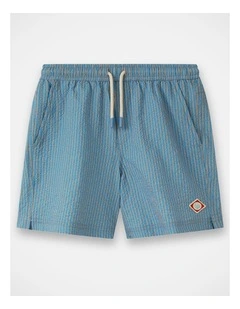 The Indie Pocono Swim Trunk - Mid Blue Combo (8-16 yrs)
