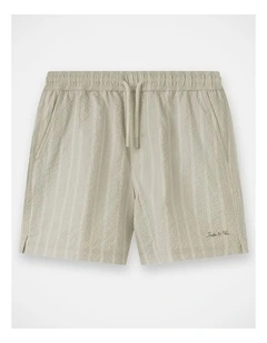 The Vista Swim Trunk - Stone/Cream (8-16 yrs)