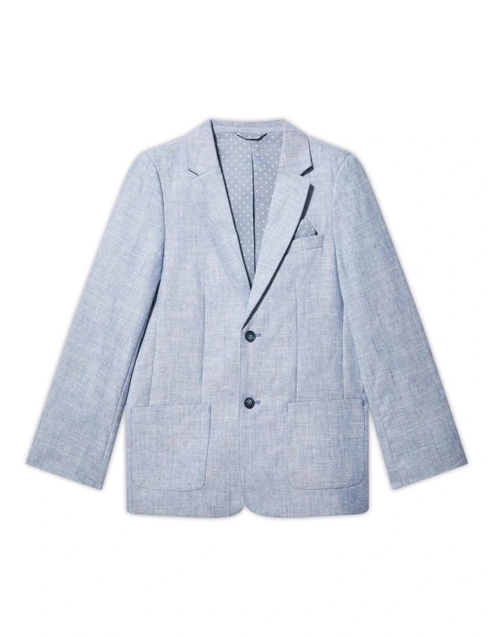 Junior Fit Easy Care Jacket Blue image 1