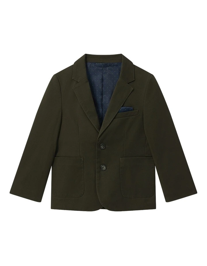 Junior Fit Peach Twill Jacket in Rosin image 1