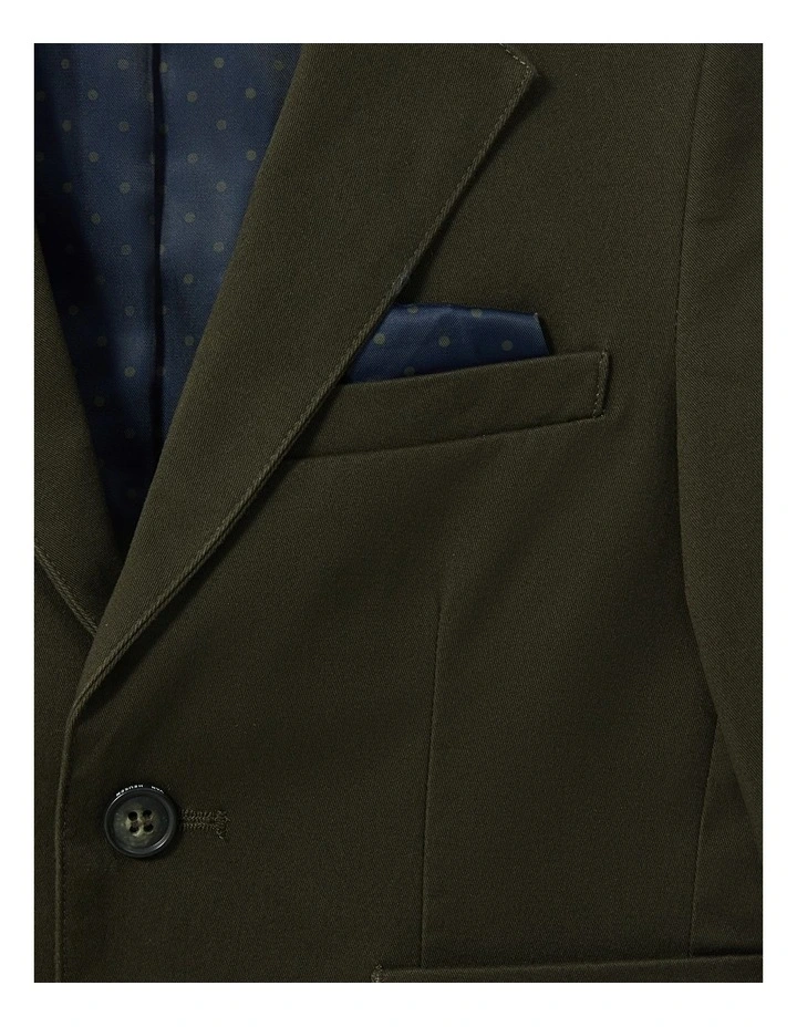 Junior Fit Peach Twill Jacket in Rosin image 2