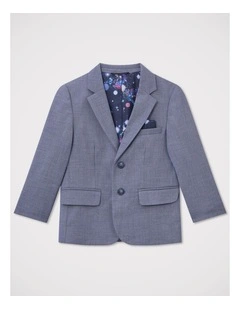 Boys Sharkskin Move Performance Jacket in Navy