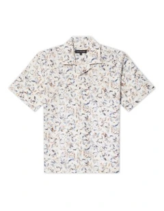 YOUTH FIT CUBAN SHIRT TAN