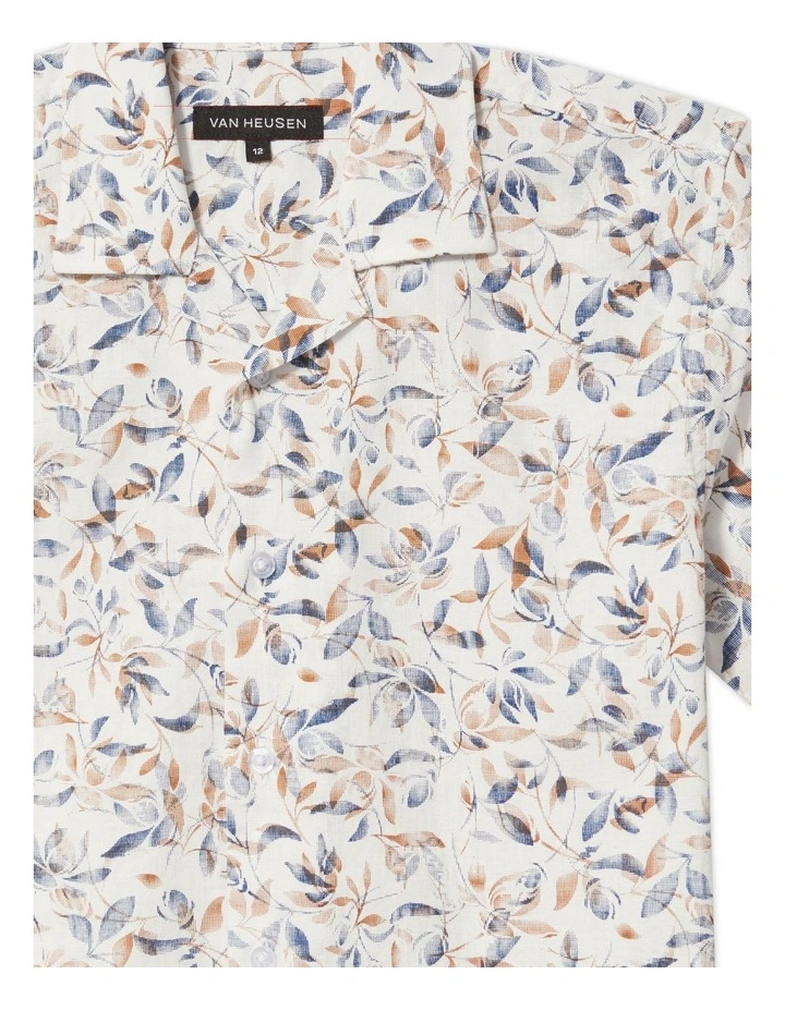 JUNIOR FIT CUBAN SHIRT TAN image 2