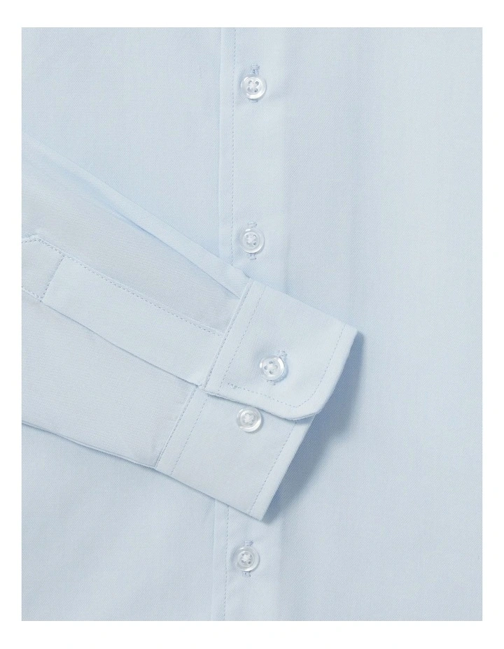 Youth Fit Tencel Blend Twill Shirt in Blue image 2