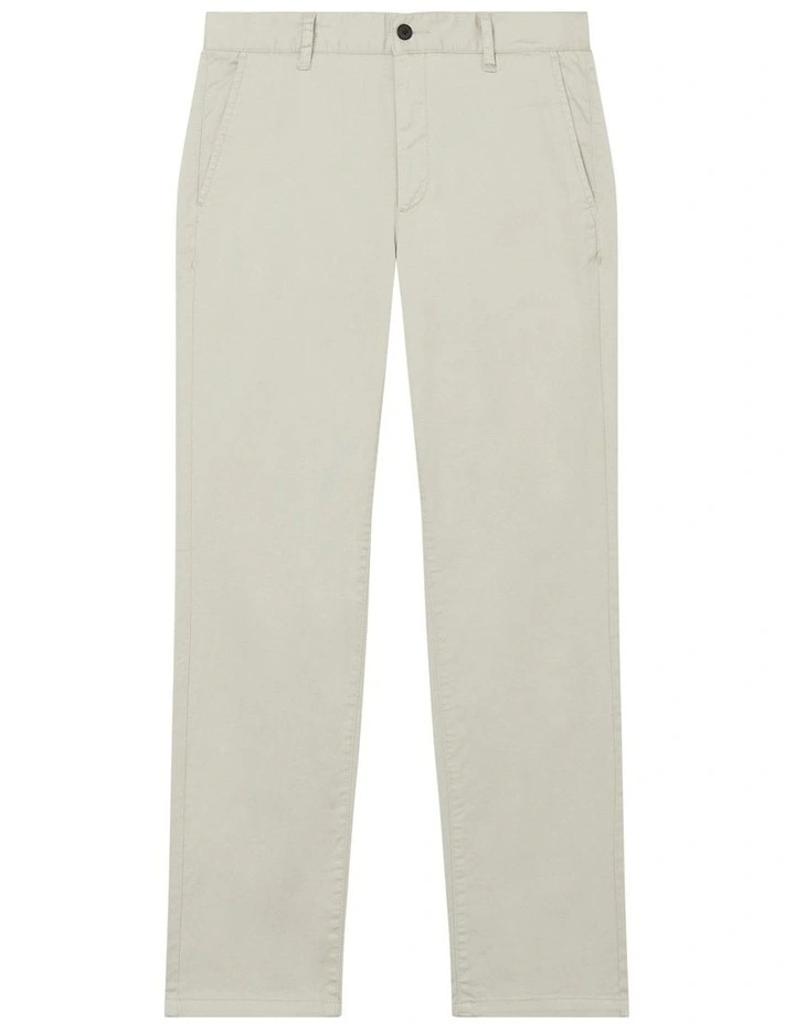 Twill Casual Pant in Stone image 1