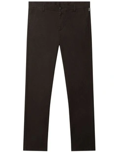 Junior Fit Brushed Oxford Pant In Black