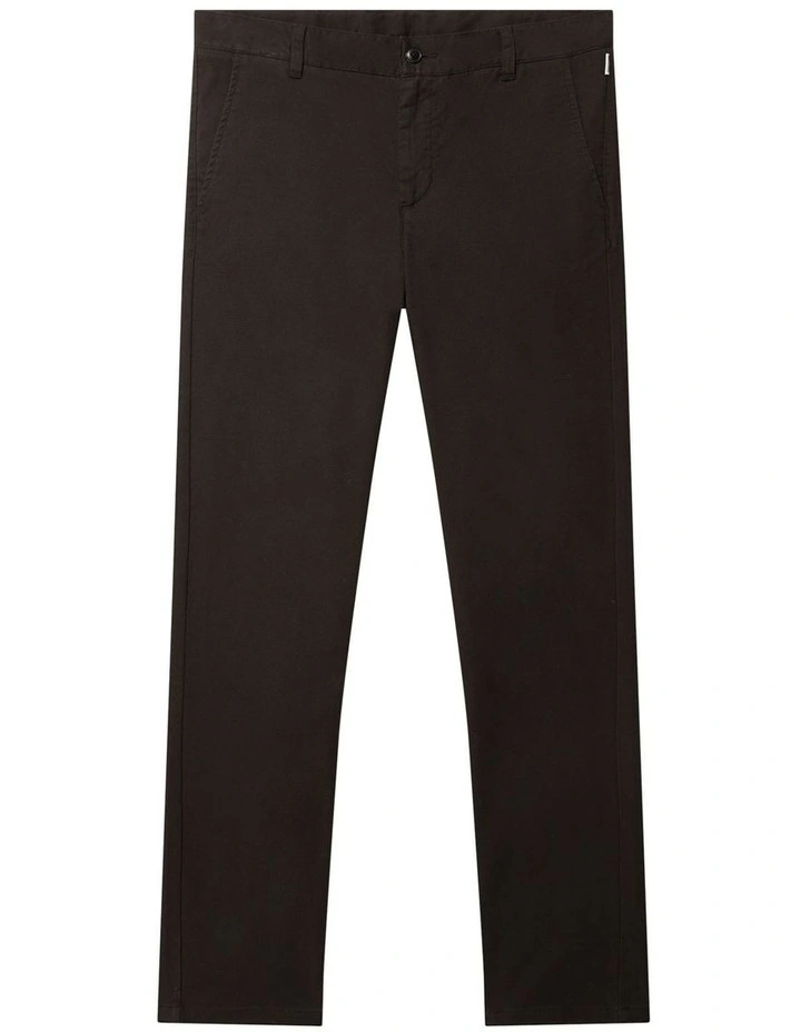 Junior Fit Brushed Oxford Pant In Black image 1