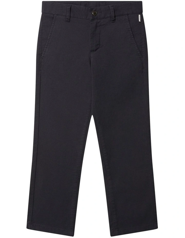 Junior Fit Brushed Oxford Pant In Navy image 1