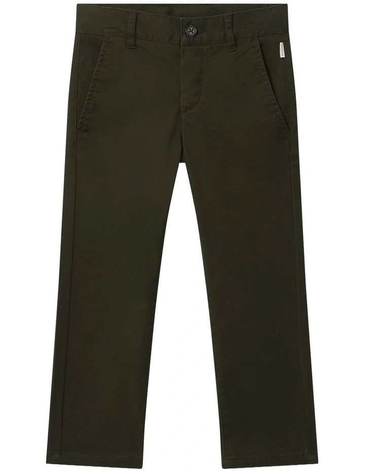 Junior Fit Peach Twill Pant in Rosin image 1