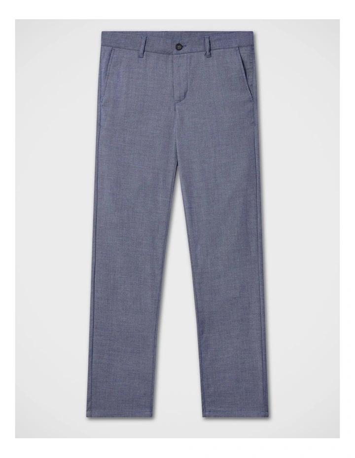 Boys Sharkskin Move Performance Pant in Navy image 1