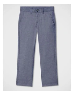 Boys Sharkskin Move Performance Pant in Navy