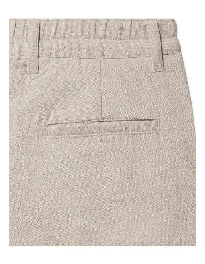 Easy Care Shorts in Tan image 2
