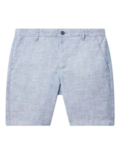 Youth Fit Easy Care Short in Blue