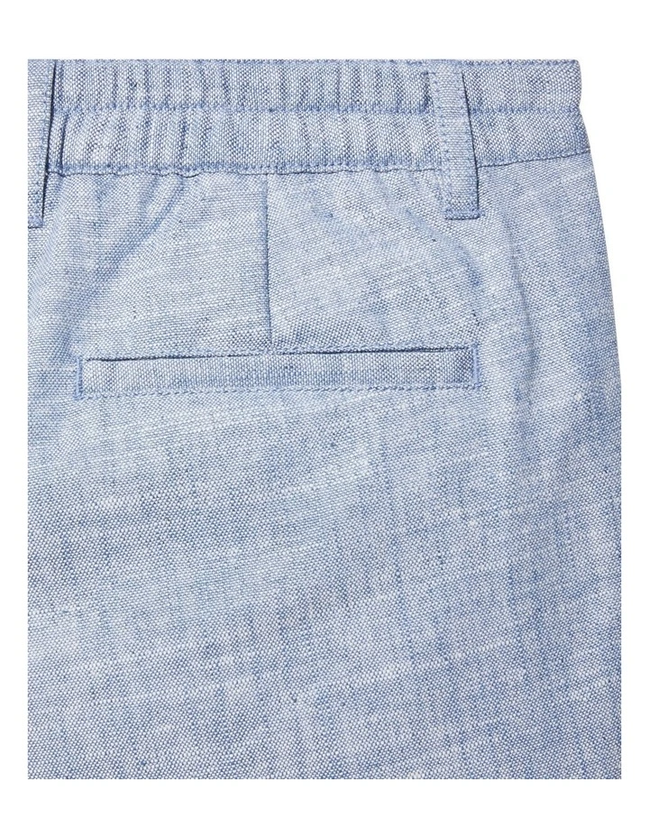 Youth Fit Easy Care Short in Blue image 2