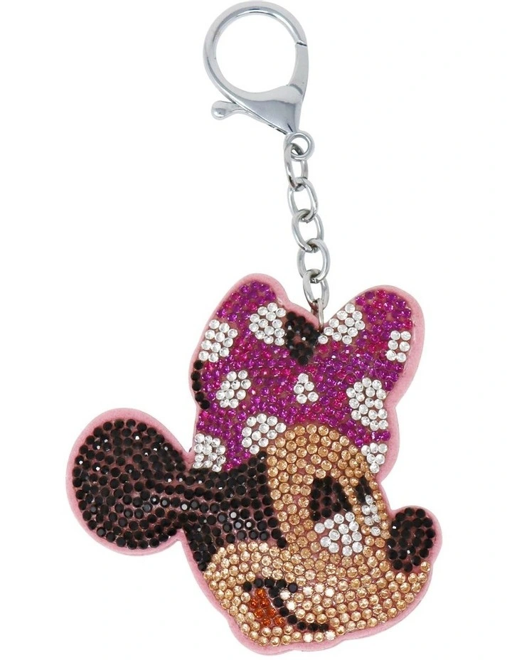 Disney Junior Minnie Rhinestone Keychain image 1
