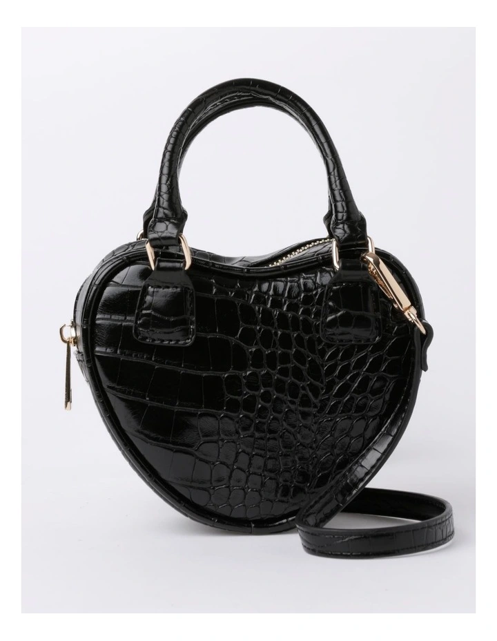 Heart Bag In Black image 1