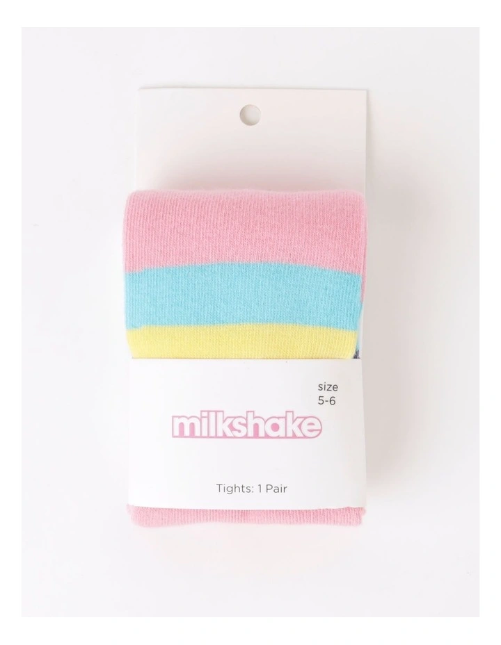 Novelty Tights in Rainbow image 3