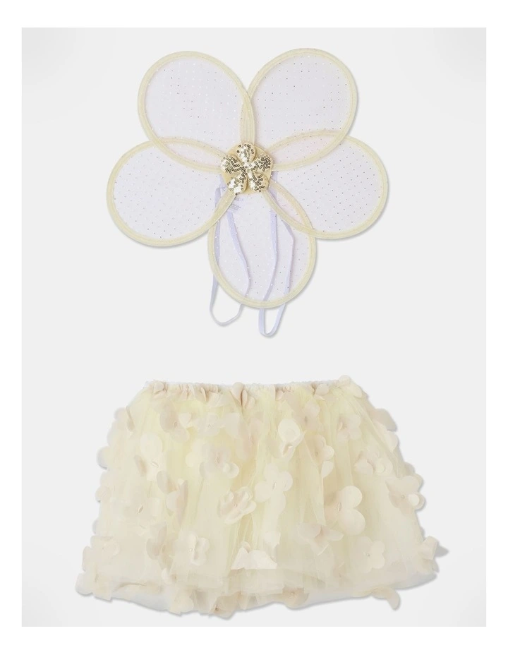 Daisy Wings & Tutu Set in Multi image 1